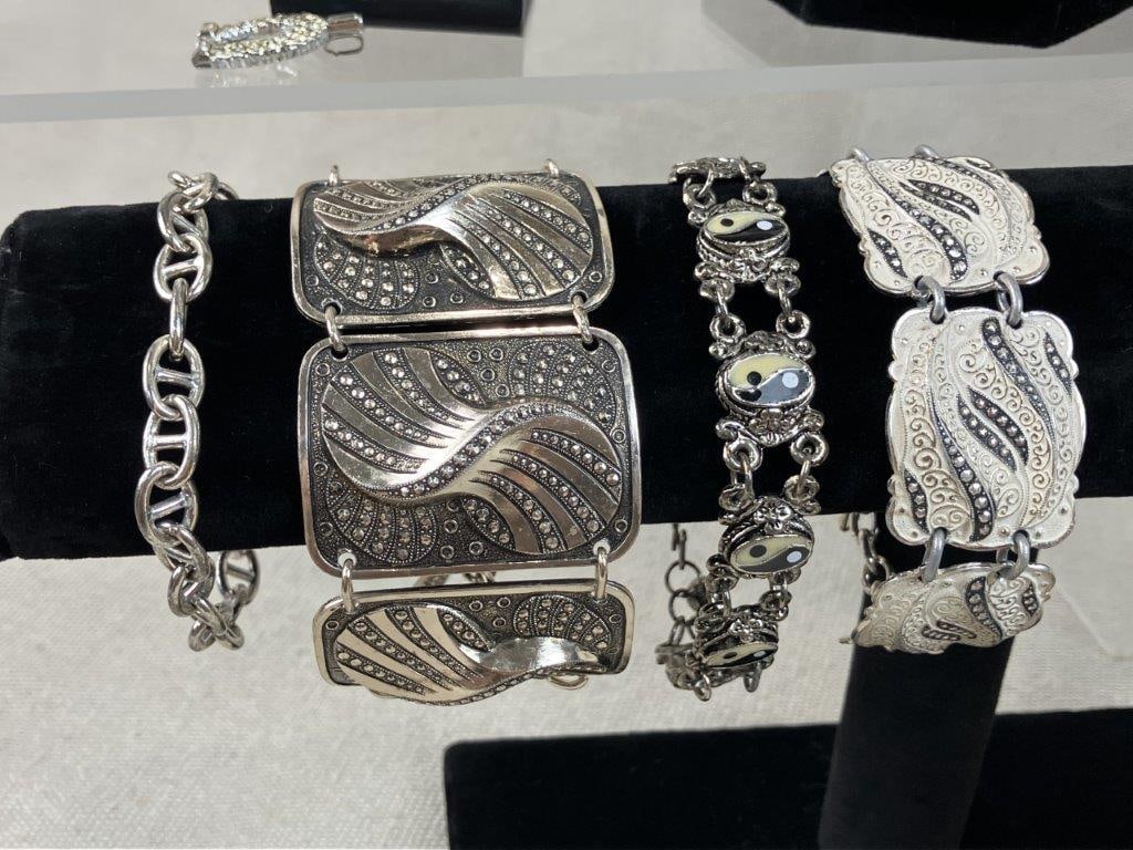 Silver-tone Necklaces and Bracelets Including Monet - 4