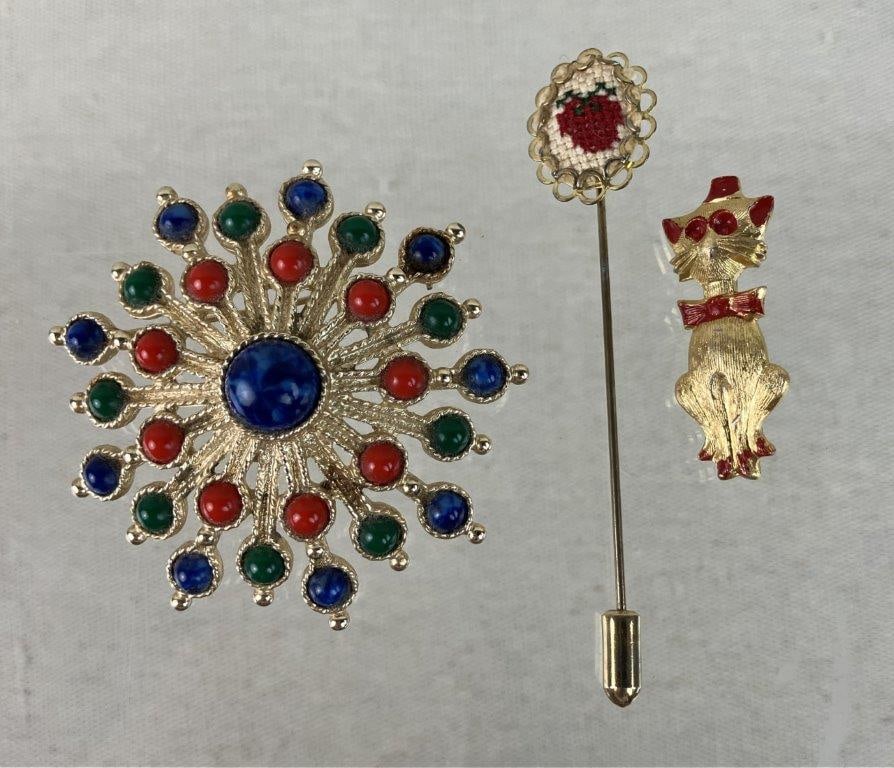 Costume Jewelry Assortment Including Trifari and Sarah Coventry - 11