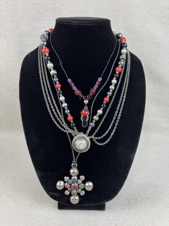 Costume Jewelry Assortment Including Trifari and Sarah Coventry - 9