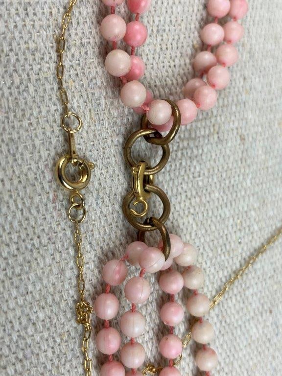 Pink Costume Jewelry Assortment Including Florenza - 3