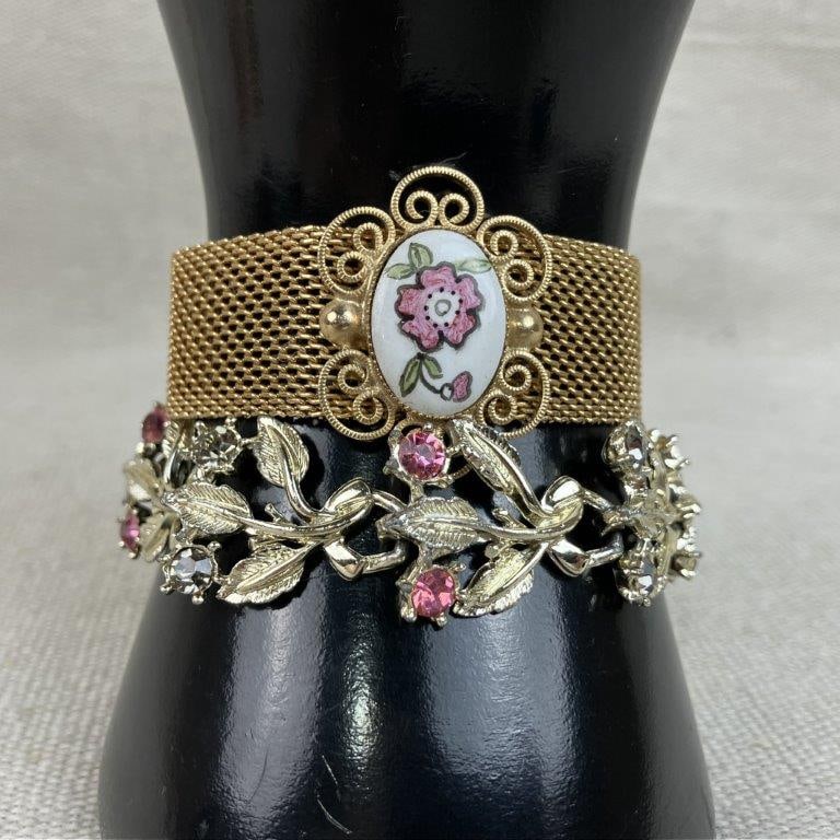 Pink Costume Jewelry Assortment Including Florenza - 6