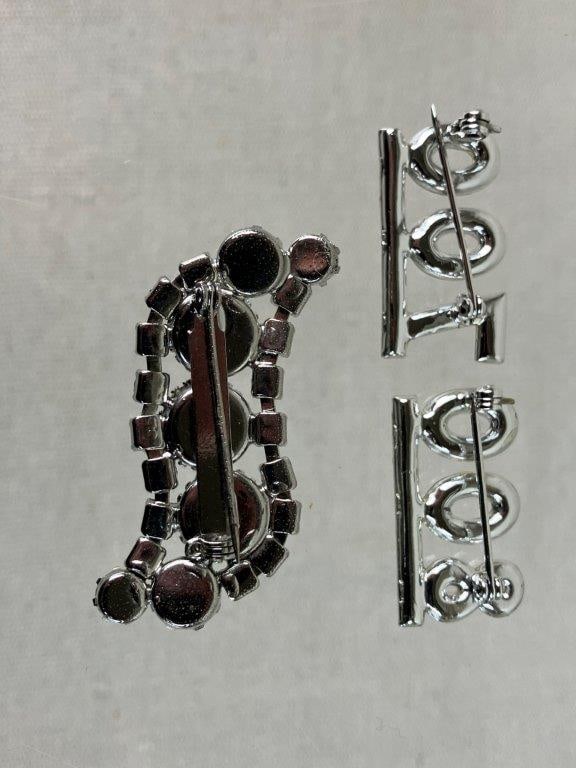 Assortment of Silver-tone Jewelry Including Garne - 6