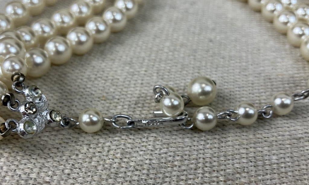 Assortment of Faux Pearl Jewelry Including Sarah Coventry, Avon, and Judy Lee - 10