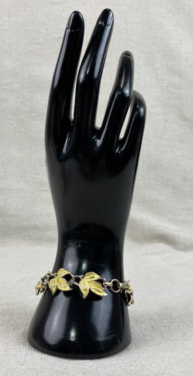 Assortment of Gold-Tone Brooches with Bracelet - 16