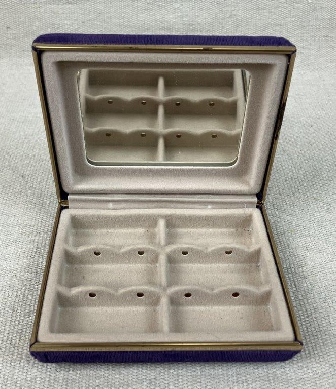 Vintage Costume Earrings with Velvet Box Including Sarah Coventry - 3
