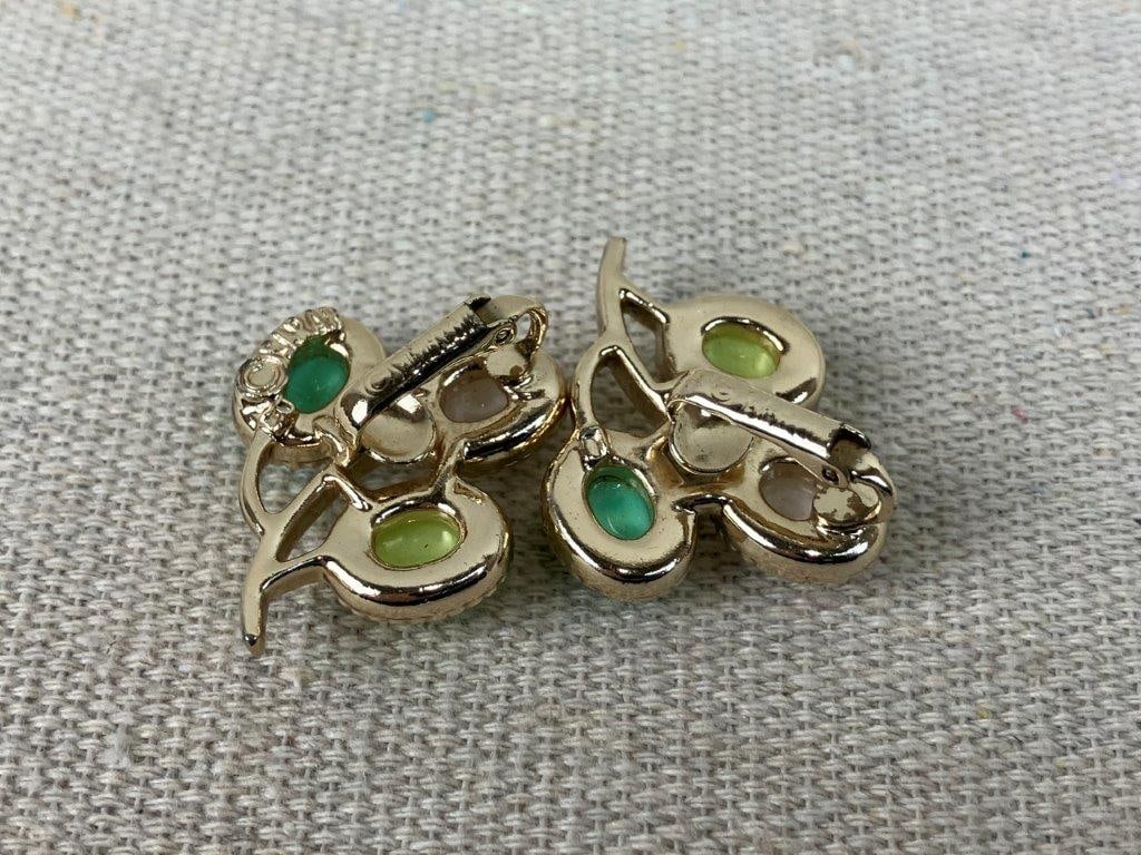 Vintage Costume Jewelry Earrings and Jewelry Box - 3