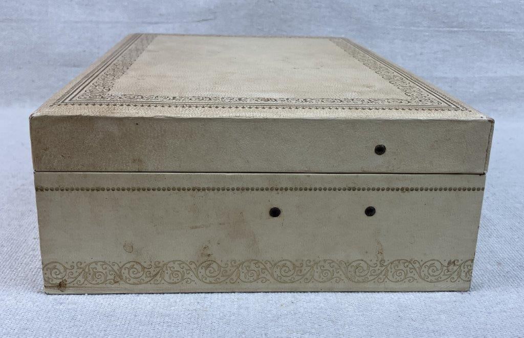 Assortment of Vintage Jewelry with Leather Jewelry Box - 15
