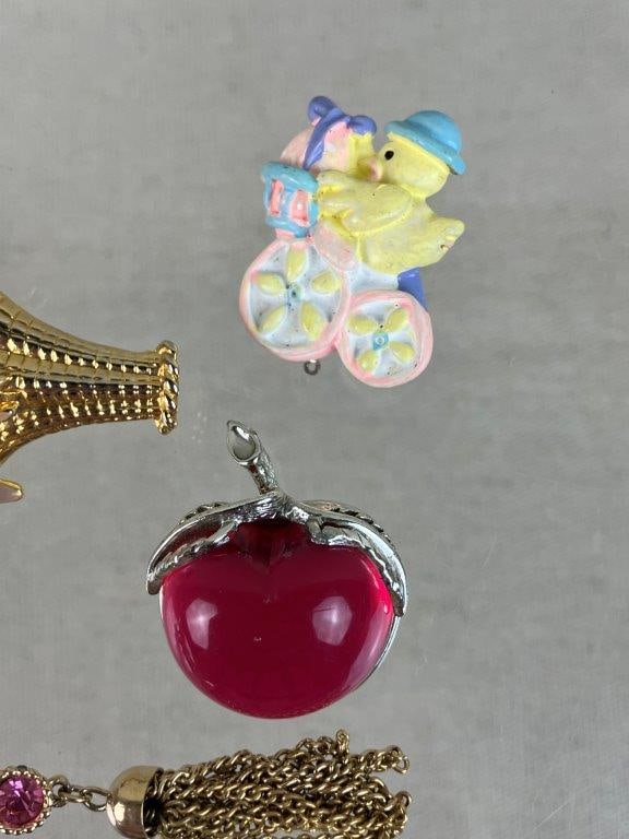 Pink Themed Costume Jewelry Assortment Including Sarah Coventry - 17