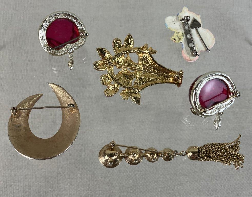Pink Themed Costume Jewelry Assortment Including Sarah Coventry - 19