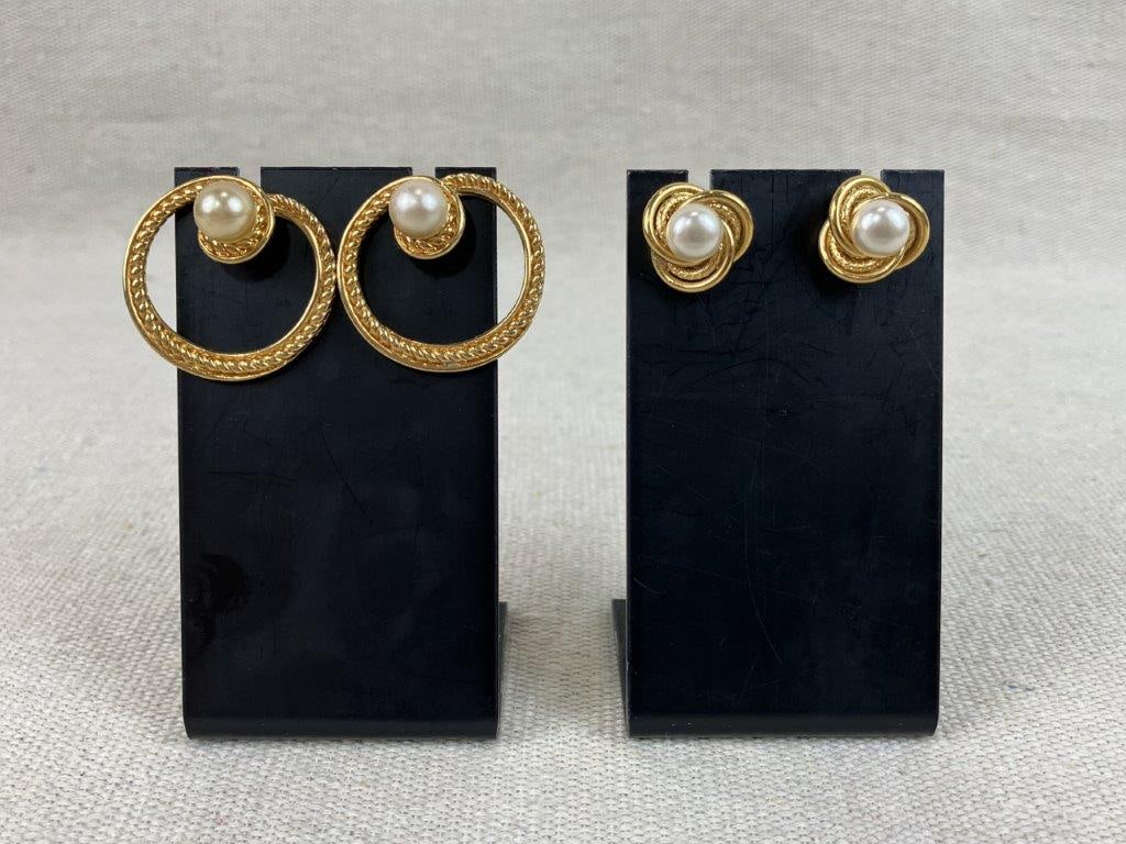 Vintage Faux Pearl Jewelry Assortment - 6