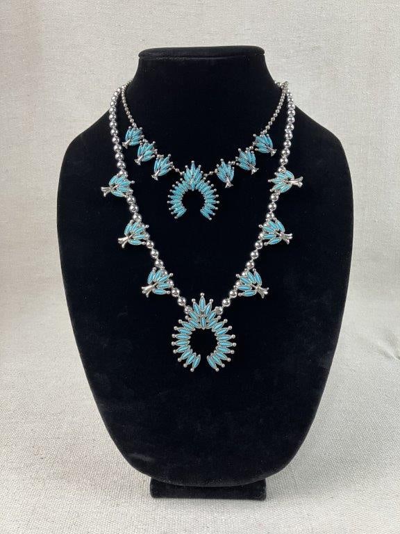 Turquoise-Toned Costume Jewelry Assortment Including Sarah Coventry - 15