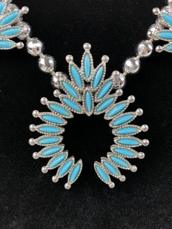 Turquoise-Toned Costume Jewelry Assortment Including Sarah Coventry - 16
