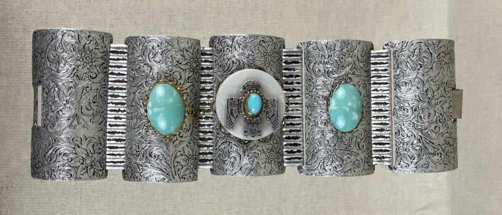 Turquoise-Toned Costume Jewelry Assortment Including Sarah Coventry - 4