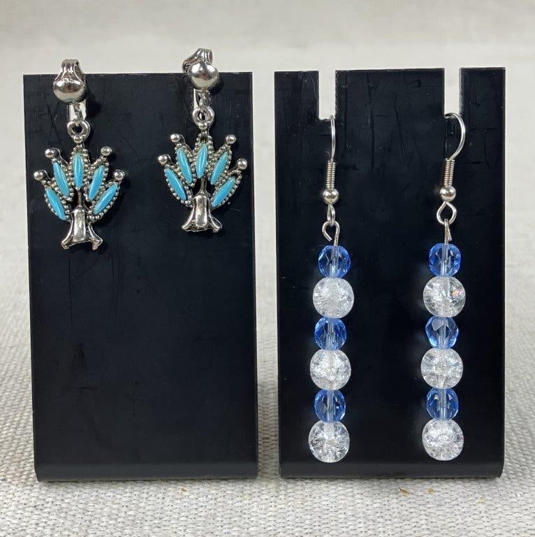 Turquoise-Toned Costume Jewelry Assortment Including Sarah Coventry - 6