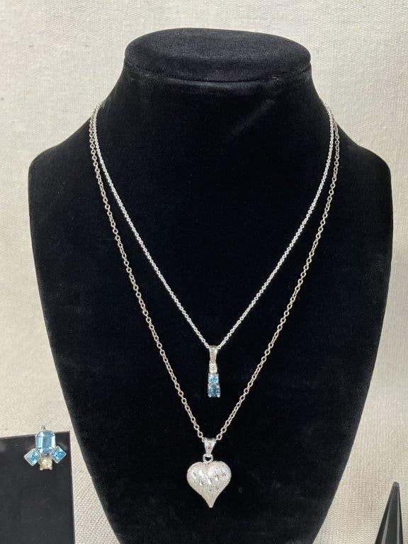 Blue and Silver-tone Jewelry Assortment - 2