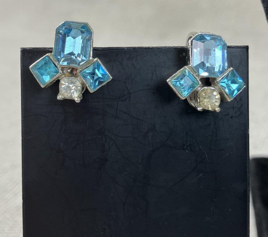 Blue and Silver-tone Jewelry Assortment - 9