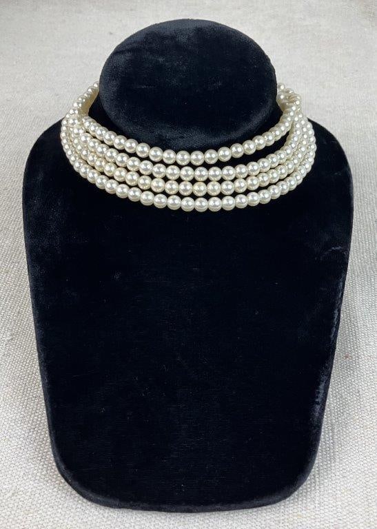 Collection of Faux Pearl Jewelry - 6