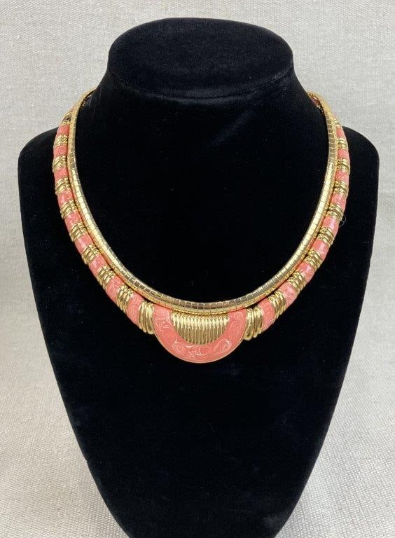 Gold-Tone Jewelry Assortment Including Trifari, Monet, and Avon - 2