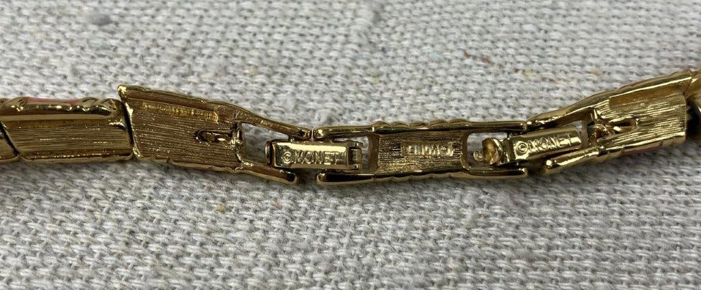 Gold-Tone Jewelry Assortment Including Trifari, Monet, and Avon - 3