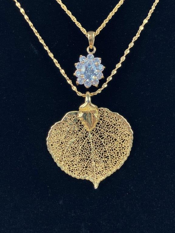 Assortment of Gold Tone Costume Jewelry Including Cameo Pendant - 17