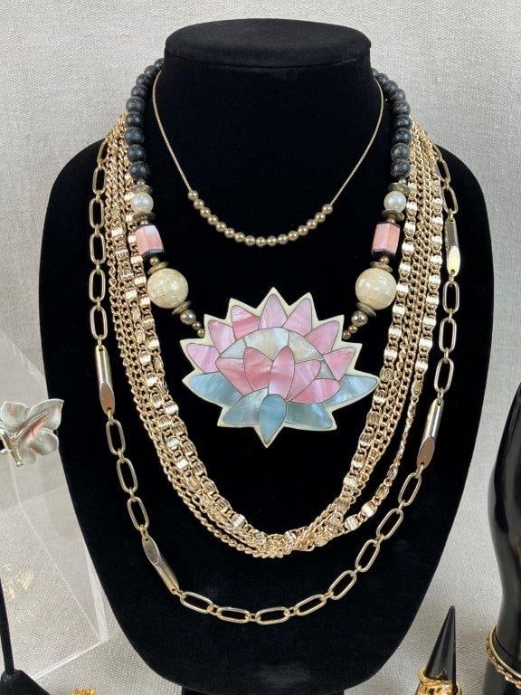 Costume Jewelry Assortment Including Monet and Sarah Coventry - 2