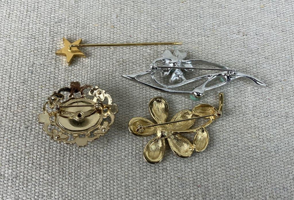 Assortment of Costume Jewelry Including Vogue, Sarah Coventry, and Coro - 14