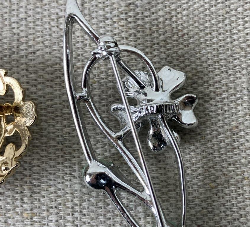 Assortment of Costume Jewelry Including Vogue, Sarah Coventry, and Coro - 16
