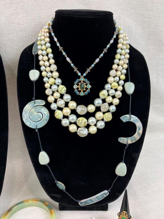 Assortment of Costume Jewelry Including Vogue, Sarah Coventry, and Coro - 2