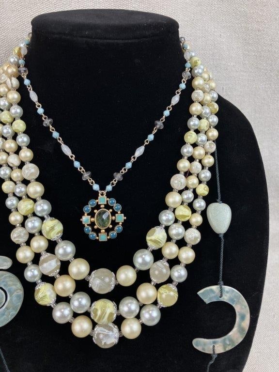 Assortment of Costume Jewelry Including Vogue, Sarah Coventry, and Coro - 4