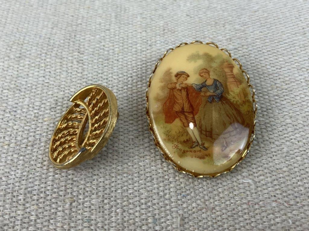 Vintage Gold-Tone Jewelry Assortment Including Sarah Coventry and Monet - 14