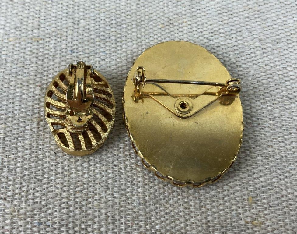 Vintage Gold-Tone Jewelry Assortment Including Sarah Coventry and Monet - 15