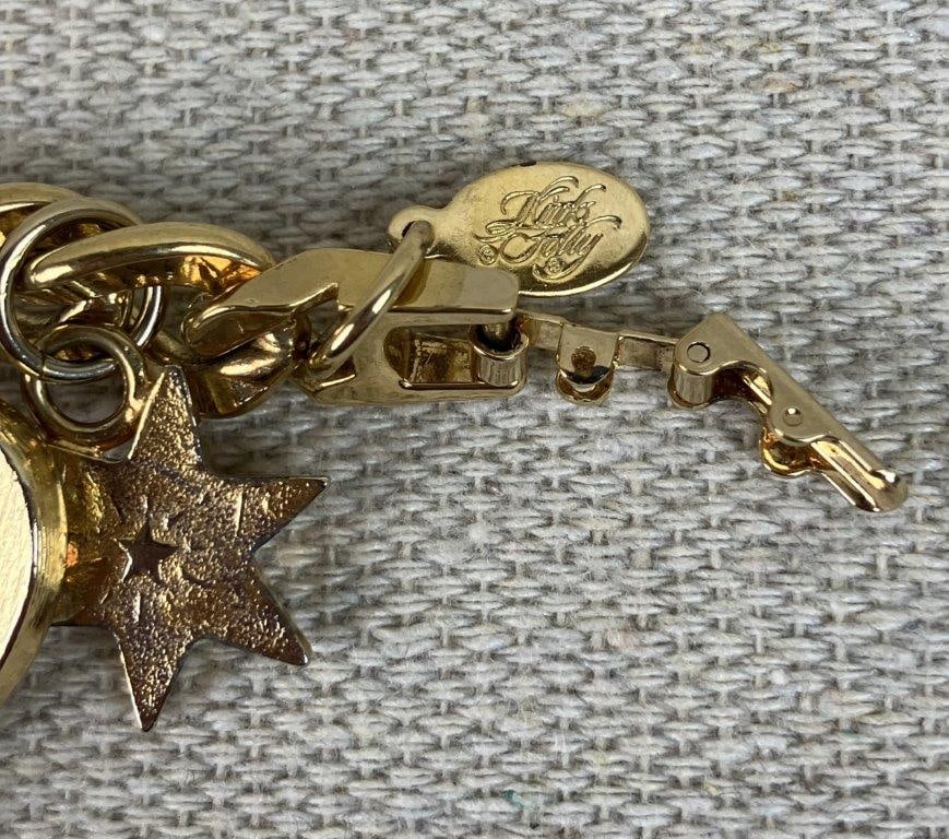 Kirks Folly Charm Bracelet Wrist Watch - 5
