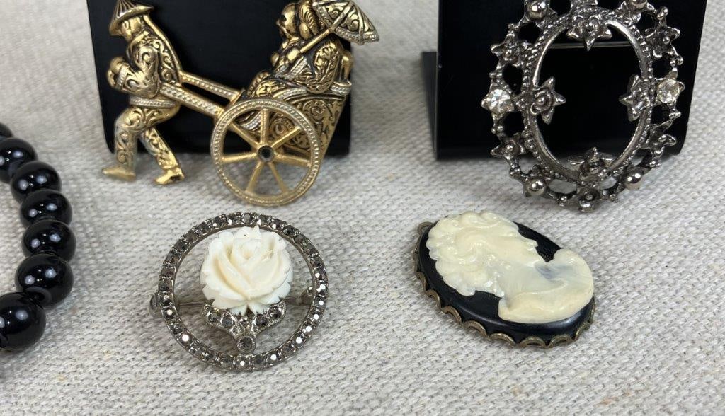 Assorted Vintage Costume Jewelry - 8