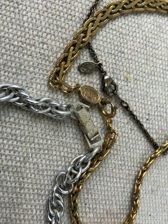 Assortment of Gold-tone Chains Including Premier Designs - 7