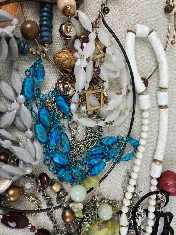 Large Assortment of Costume Jewelry Necklaces - 3