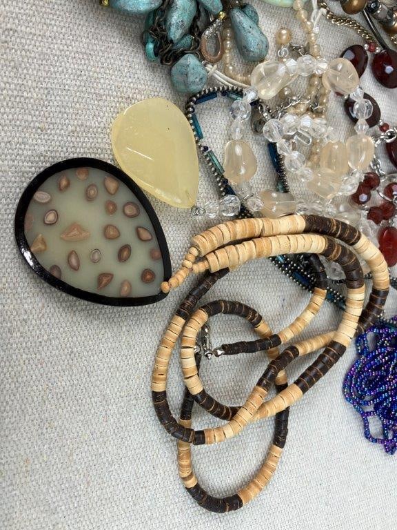 Large Assortment of Costume Jewelry Necklaces - 5