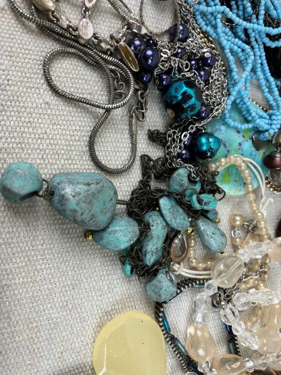 Large Assortment of Costume Jewelry Necklaces - 6