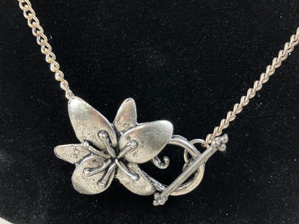 Vintage Silver-Tone Jewelry Including Bradley Watch Pendant - 14