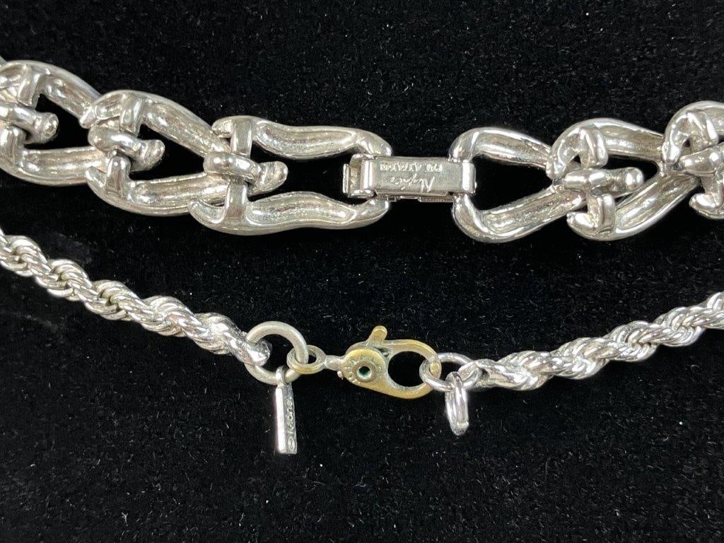 Vintage Silver-Tone Jewelry Including Bradley Watch Pendant - 15