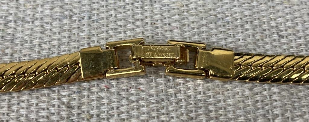Assortment of Gold-tone Necklaces and Rings Including Avon and Sarah Coventry - 8