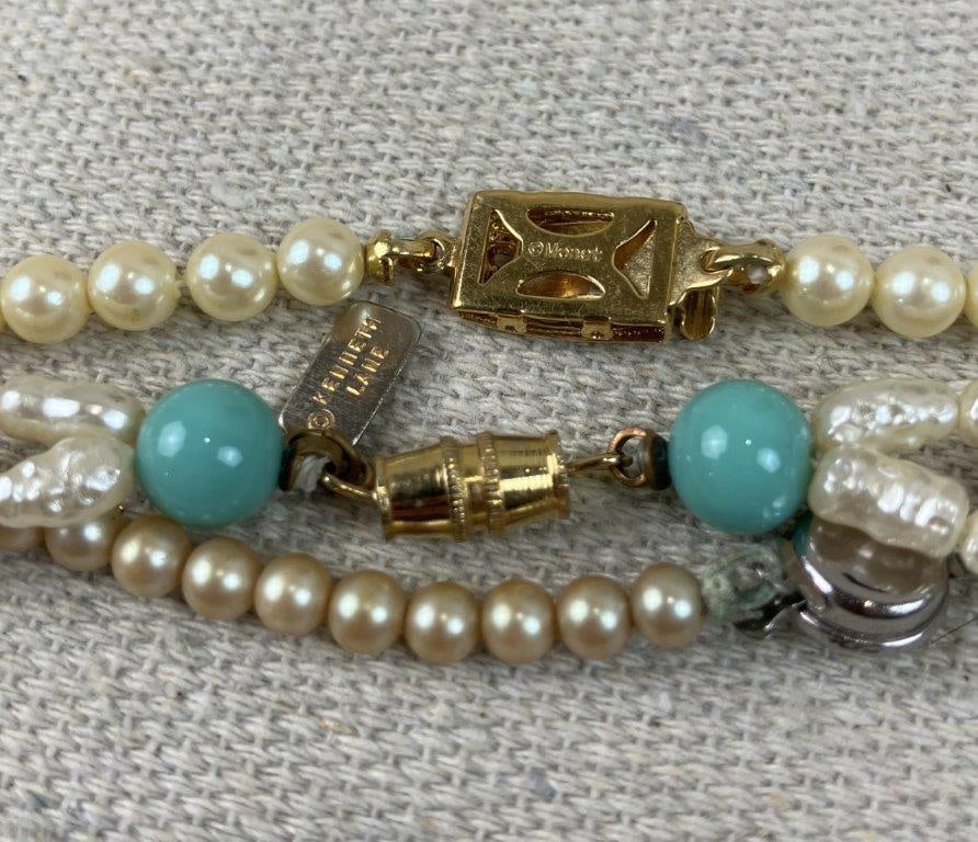 Assorted Vintage Pearl Jewelry Collection - 9