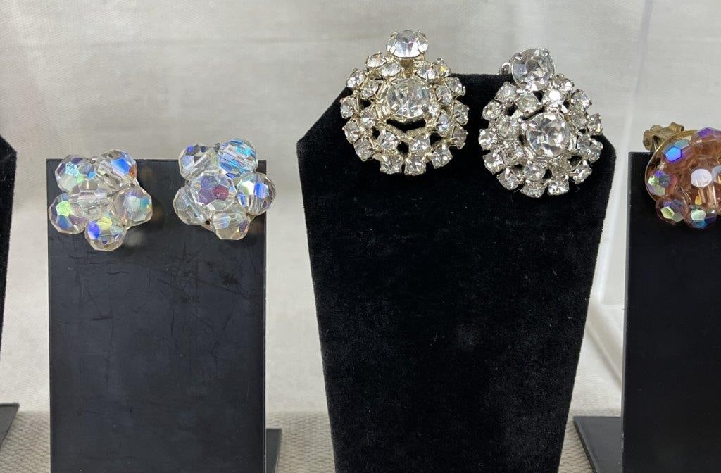 Vintage Rhinestone Jewelry Assortment - 10