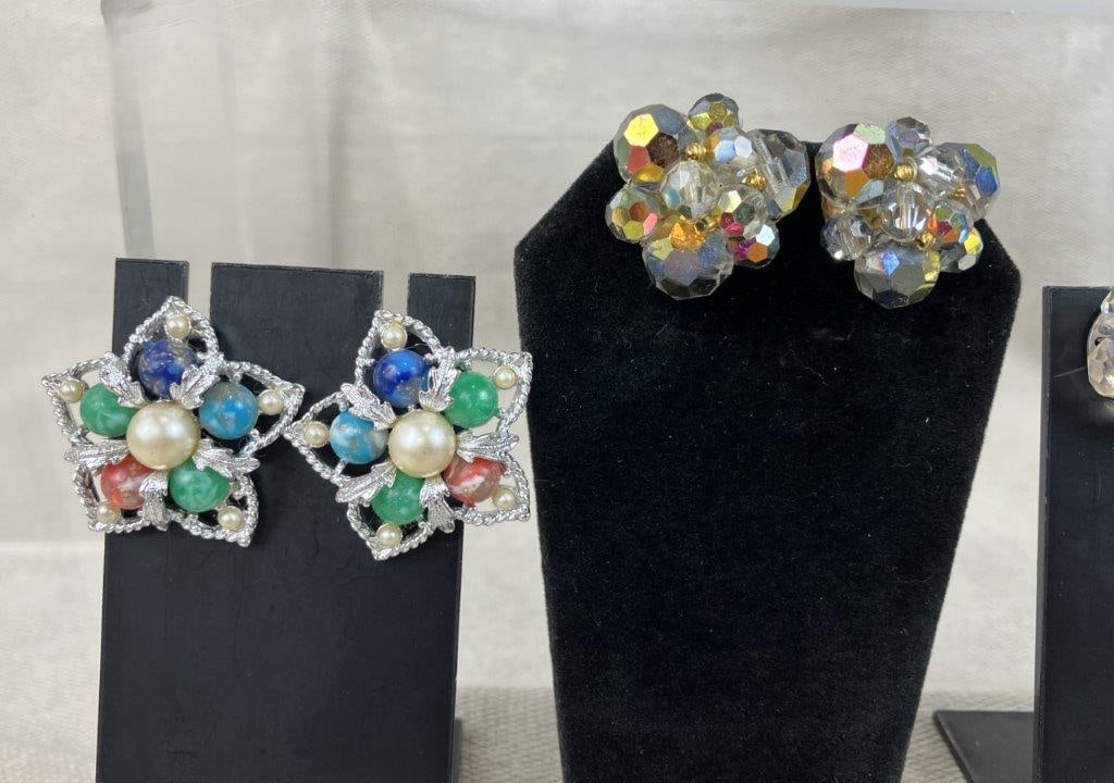 Vintage Rhinestone Jewelry Assortment - 9