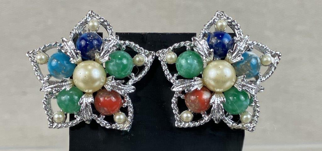 Costume Jewelry Brooch Assortment Including Sarah Coventry - 10