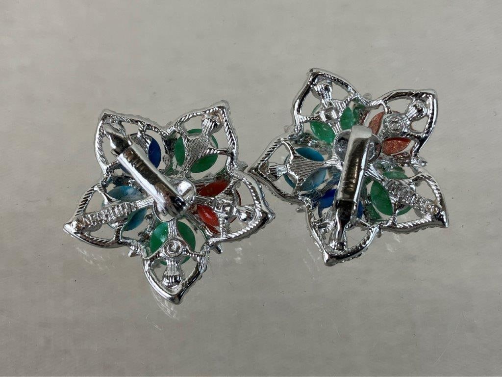 Costume Jewelry Brooch Assortment Including Sarah Coventry - 9