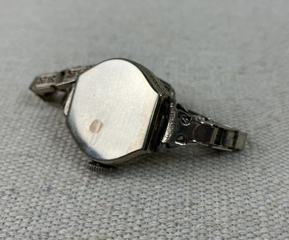 Luxury Wristwatch Assortment Including Bulova Art Deco and Langendorf - 7