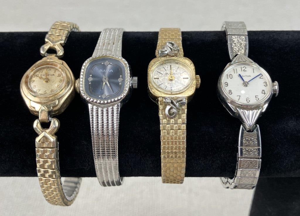 Vintage Bulova Designer Wristwatch Assortment - 3