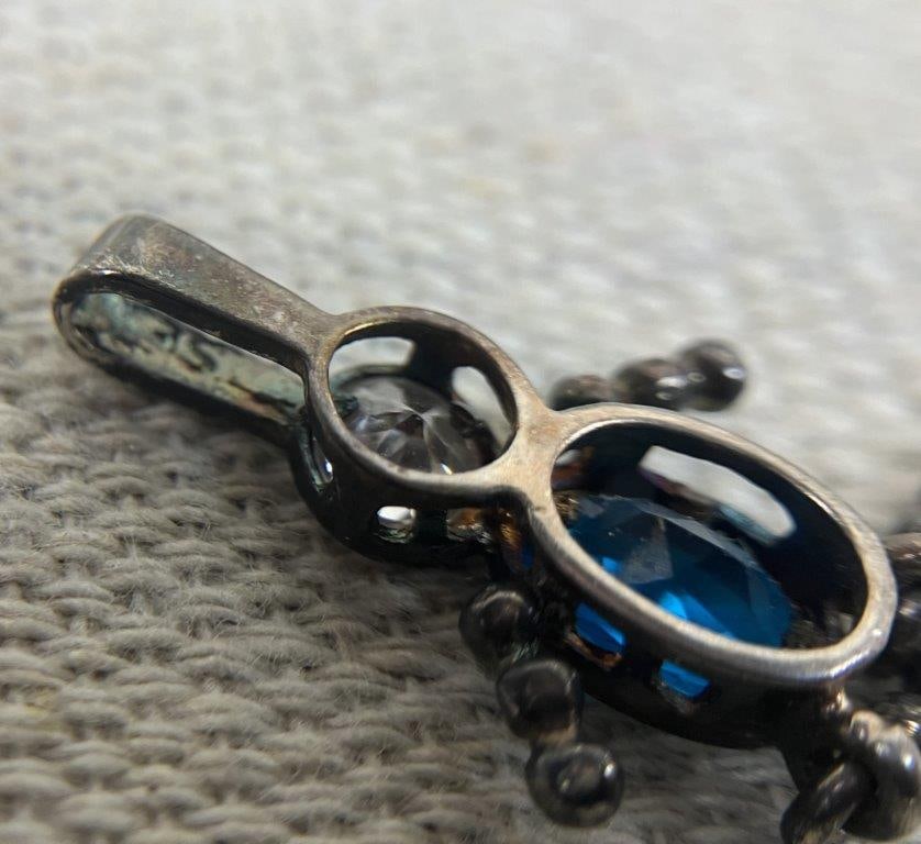 Scrimshaw Pendant with Sterling Silver Jewelry - 8