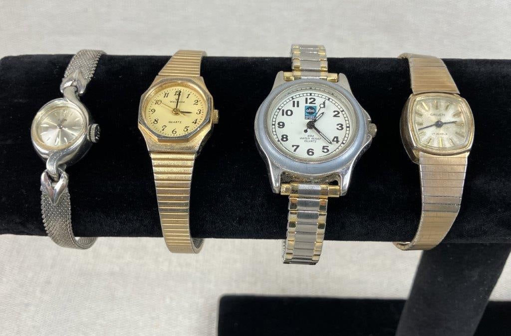 Vintage Wrist Watch Assortment Including Jean Cardot - 2