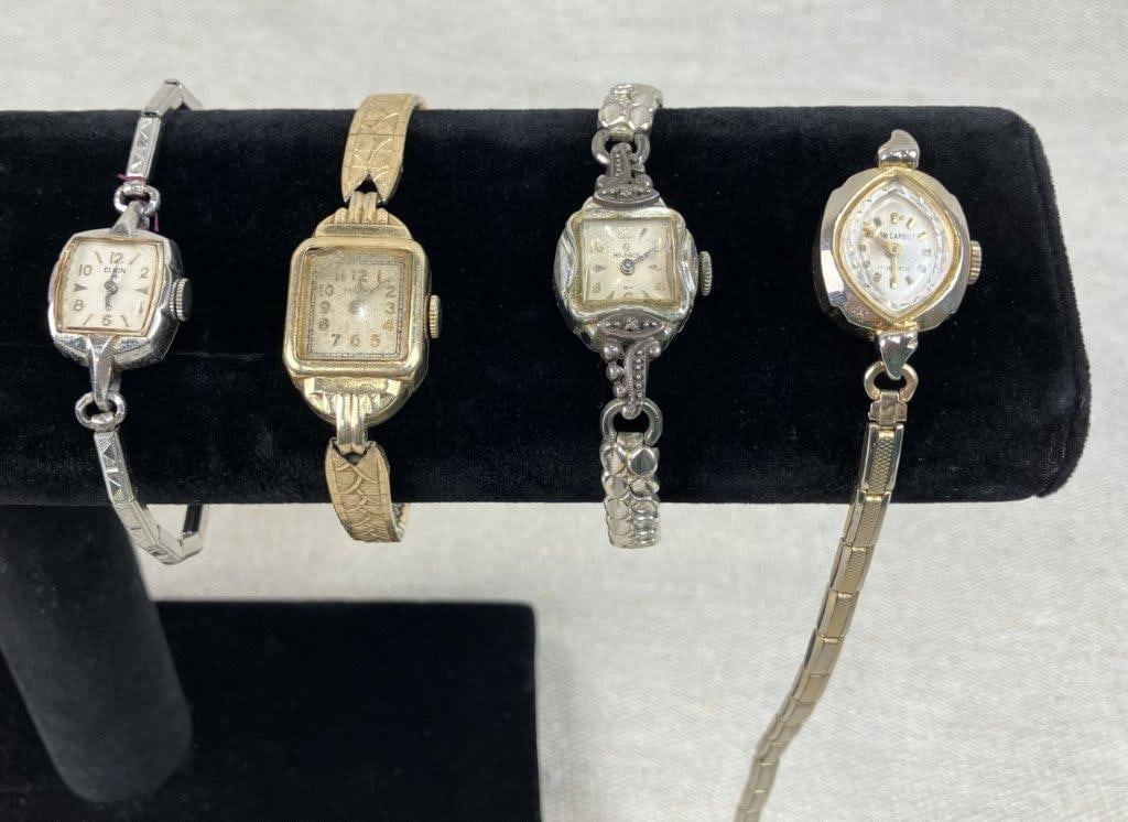 Vintage Wrist Watch Assortment Including Jean Cardot - 3